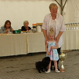Carlijn-in-Kerpen auf der Ausstellung